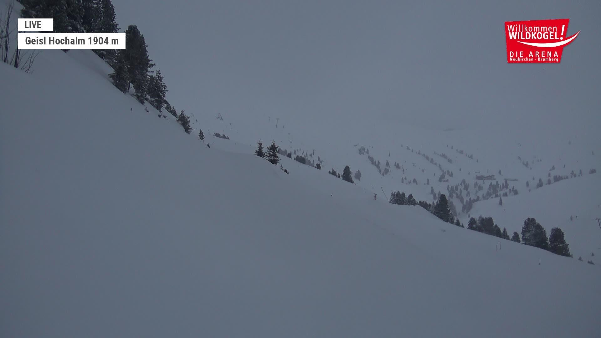 Archived image Webcam Panorama restaurant Wildkogel-Arena