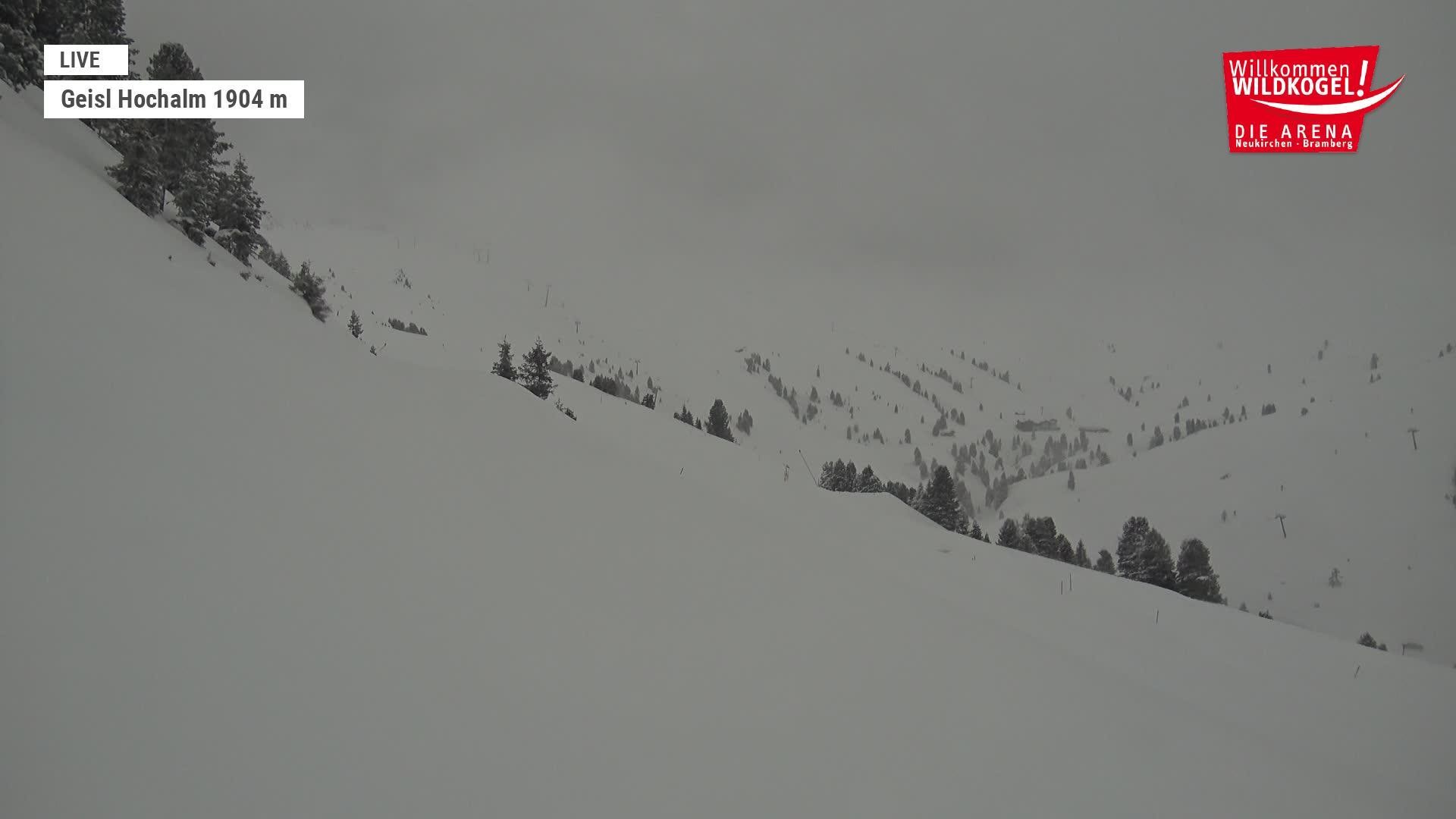 Archived image Webcam Panorama restaurant Wildkogel-Arena