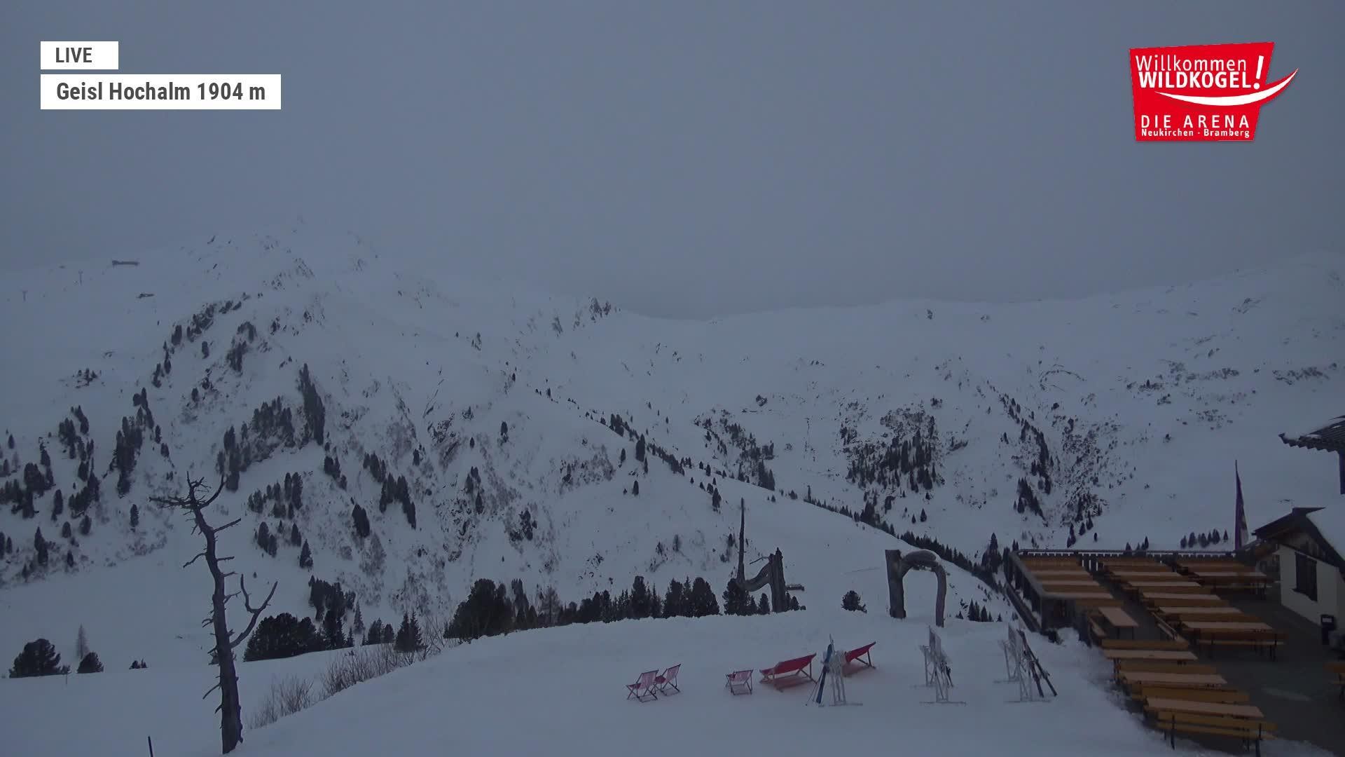 Archived image Webcam Panorama restaurant Wildkogel-Arena