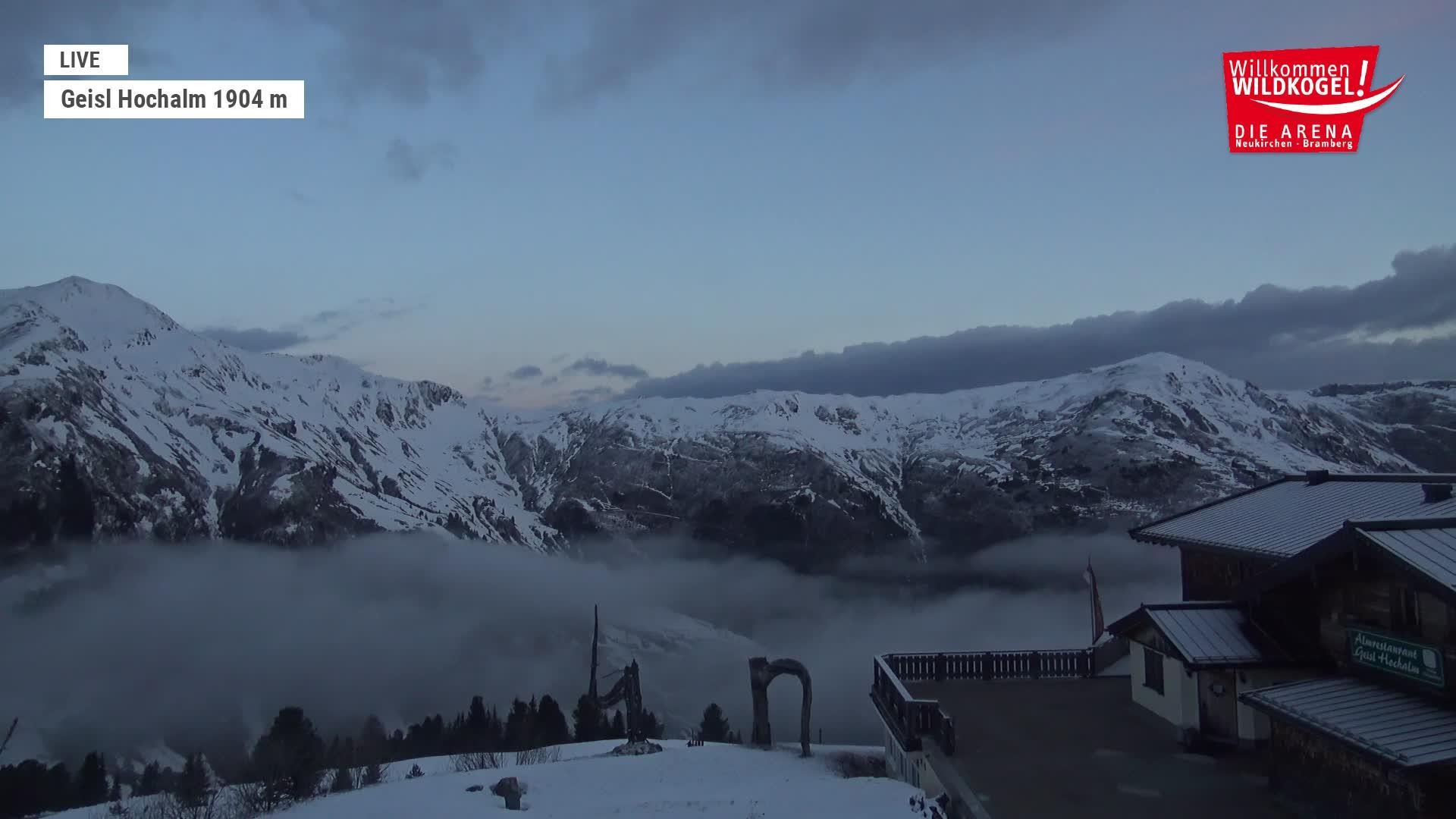 Archiv Foto Webcam Aussichts-Bergrestaurant Wildkogel-Arena