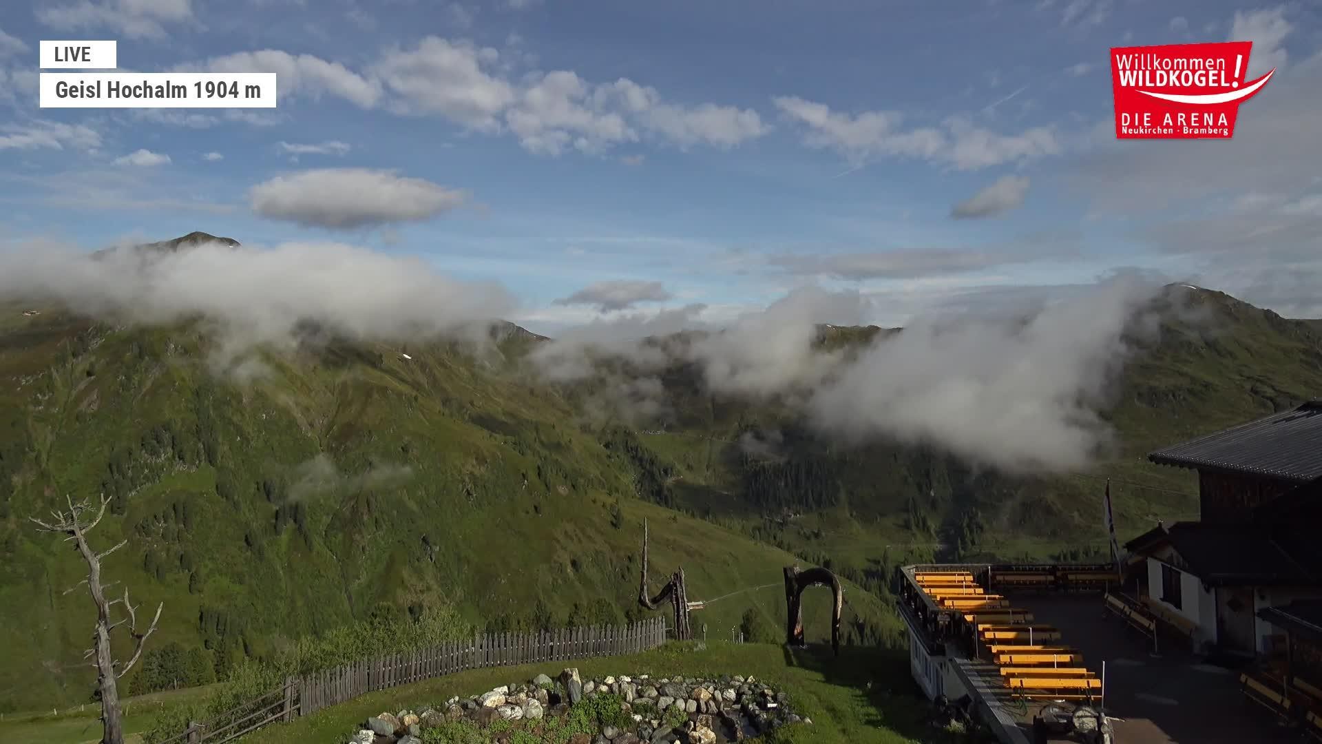 Archiv Foto Webcam Aussichts-Bergrestaurant Wildkogel-Arena