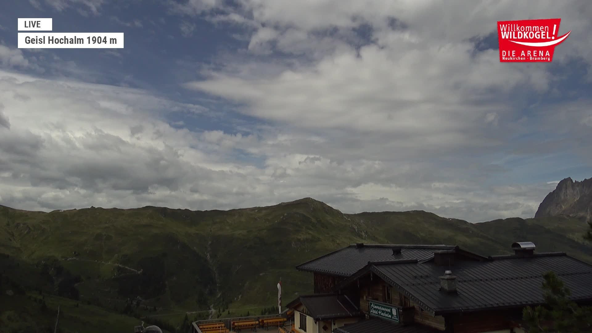 Archived image Webcam Panorama restaurant Wildkogel-Arena