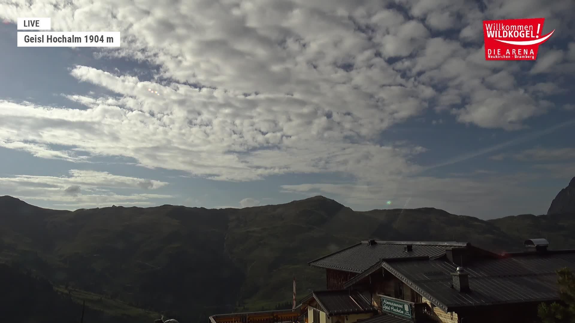 Archived image Webcam Panorama restaurant Wildkogel-Arena