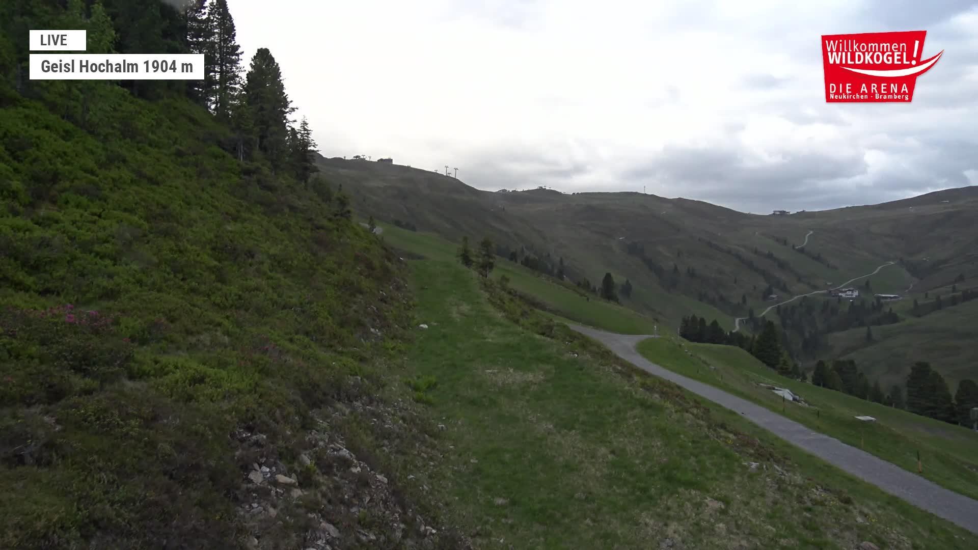 Archived image Webcam Panorama restaurant Wildkogel-Arena