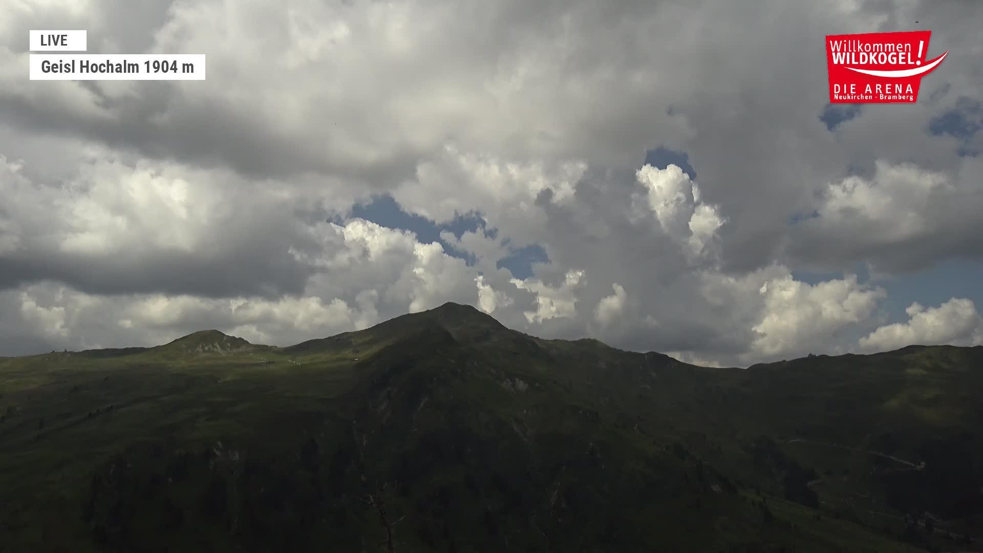 Archived image Webcam Panorama restaurant Wildkogel-Arena
