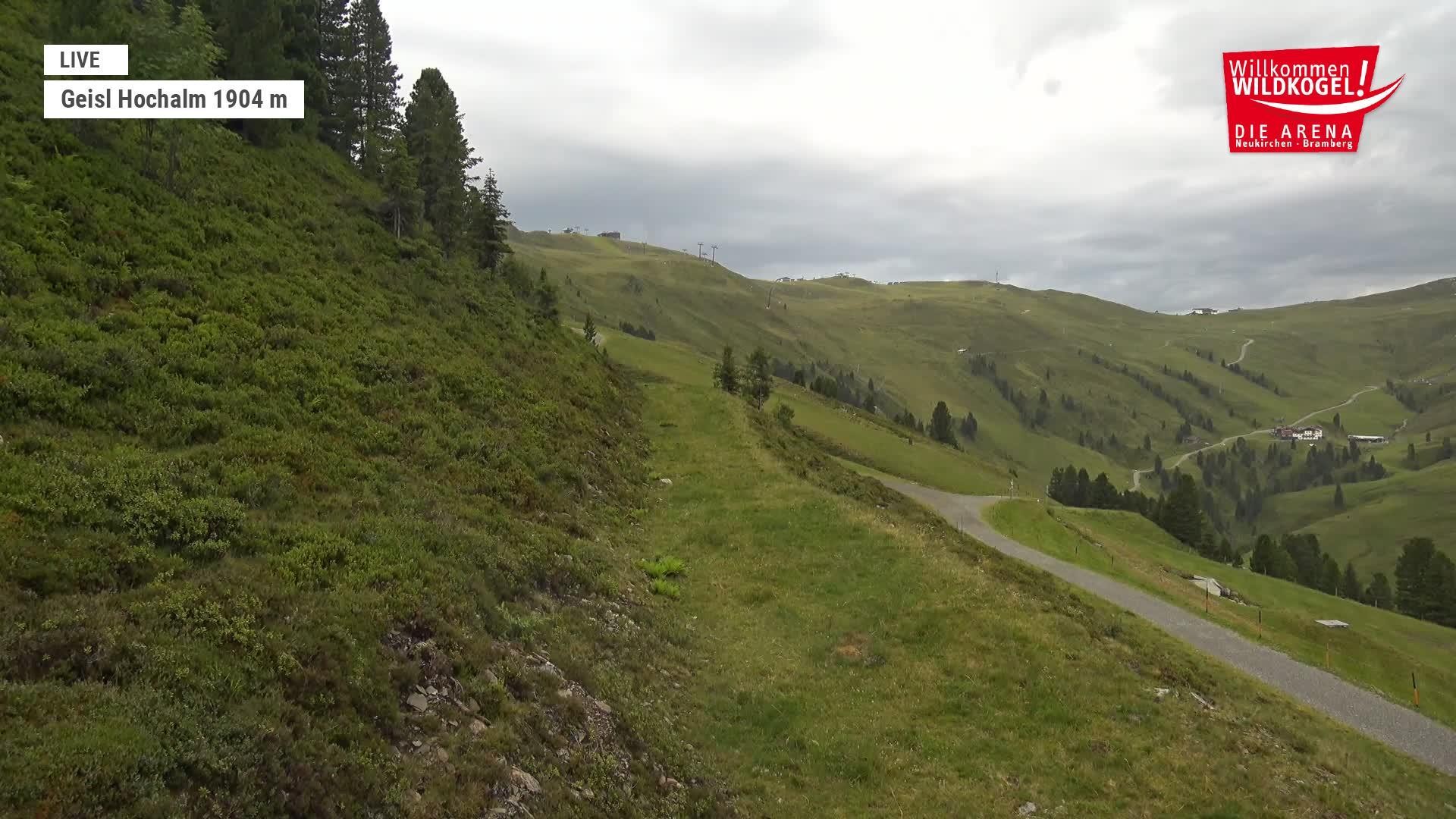 Archived image Webcam Panorama restaurant Wildkogel-Arena