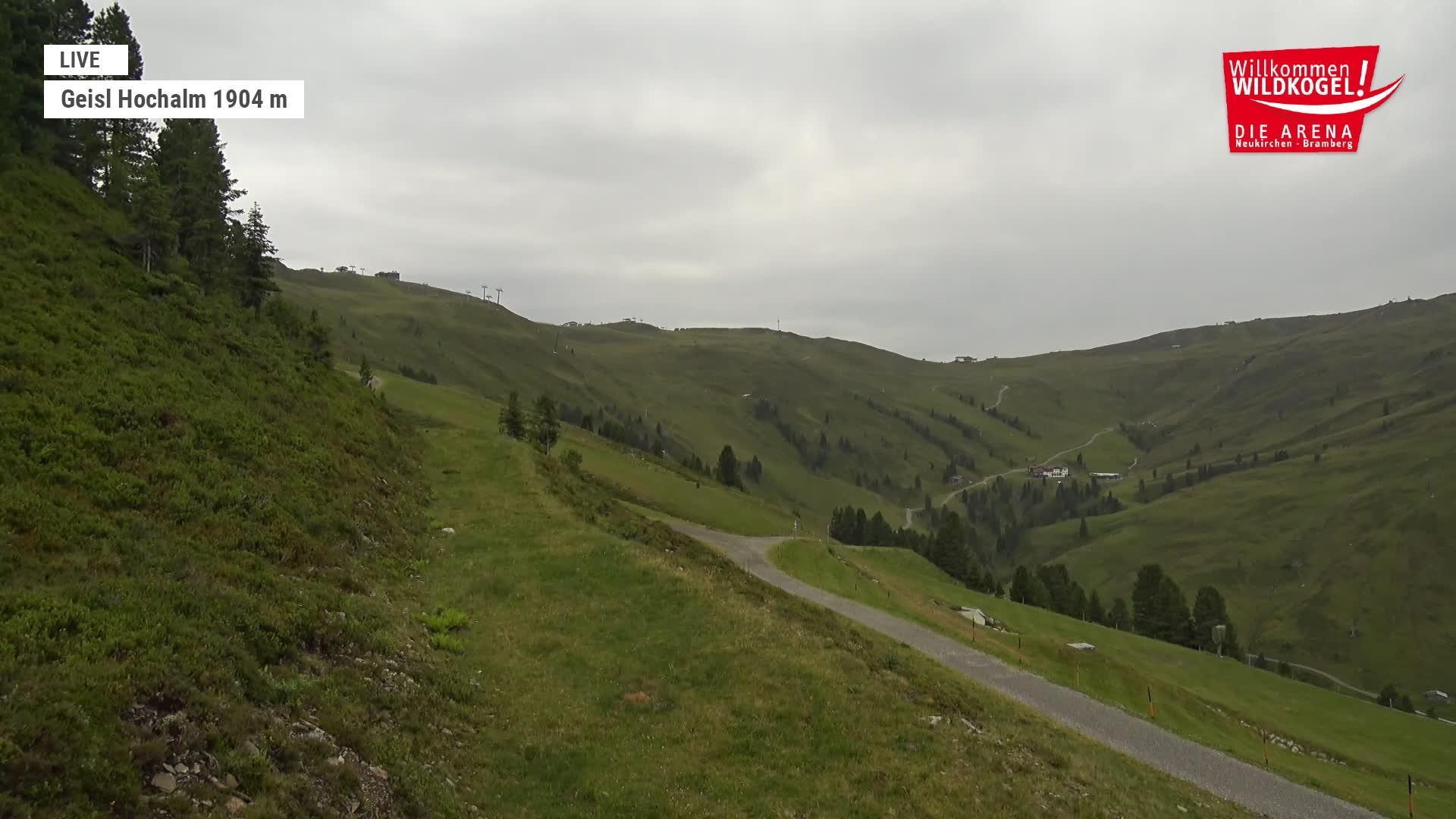 Archived image Webcam Panorama restaurant Wildkogel-Arena
