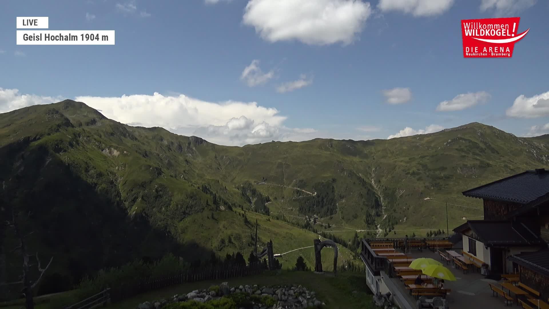 Archiv Foto Webcam Aussichts-Bergrestaurant Wildkogel-Arena