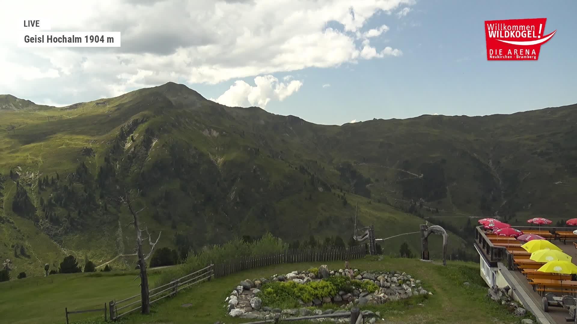 Archiv Foto Webcam Aussichts-Bergrestaurant Wildkogel-Arena