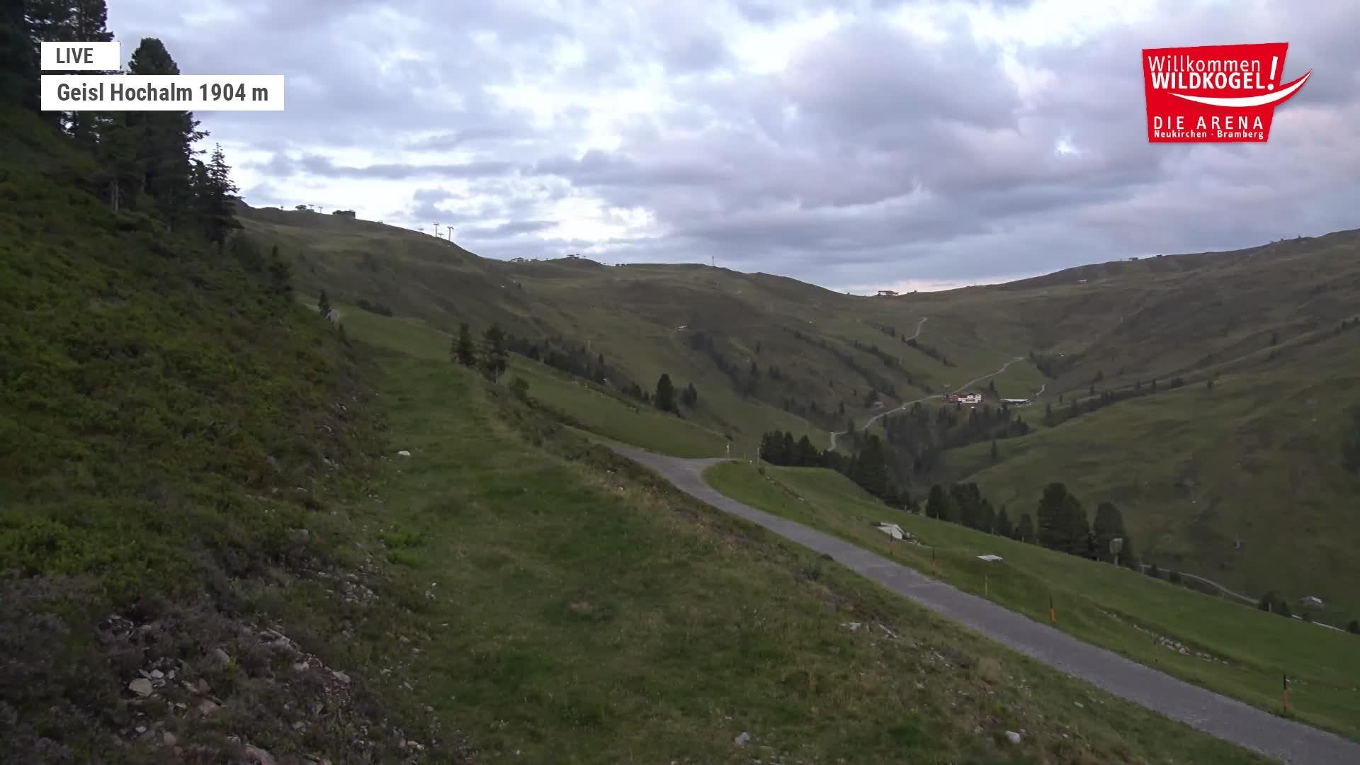 Archived image Webcam Panorama restaurant Wildkogel-Arena