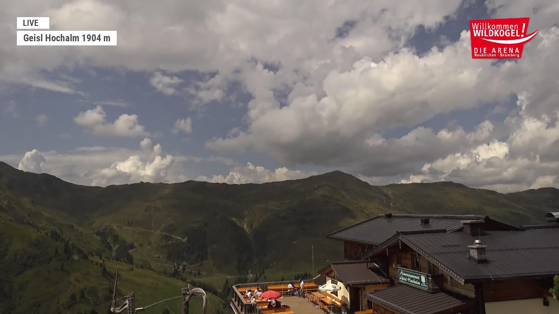 Archiv Foto Webcam Aussichts-Bergrestaurant Wildkogel-Arena