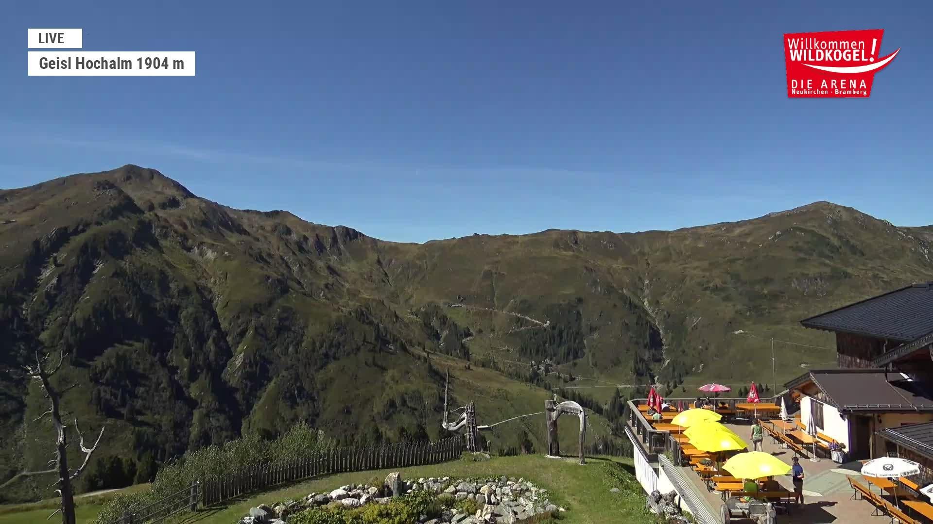 Archiv Foto Webcam Aussichts-Bergrestaurant Wildkogel-Arena