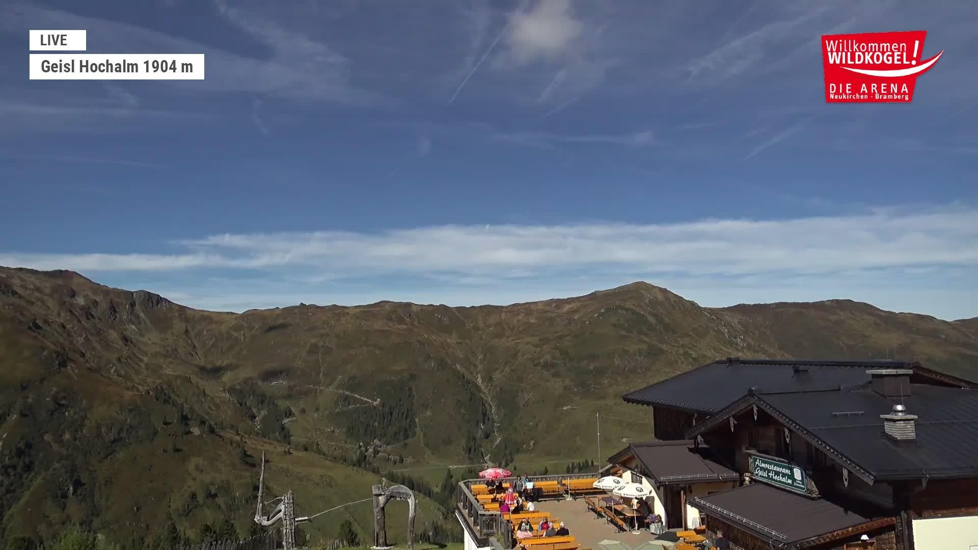 Archiv Foto Webcam Aussichts-Bergrestaurant Wildkogel-Arena