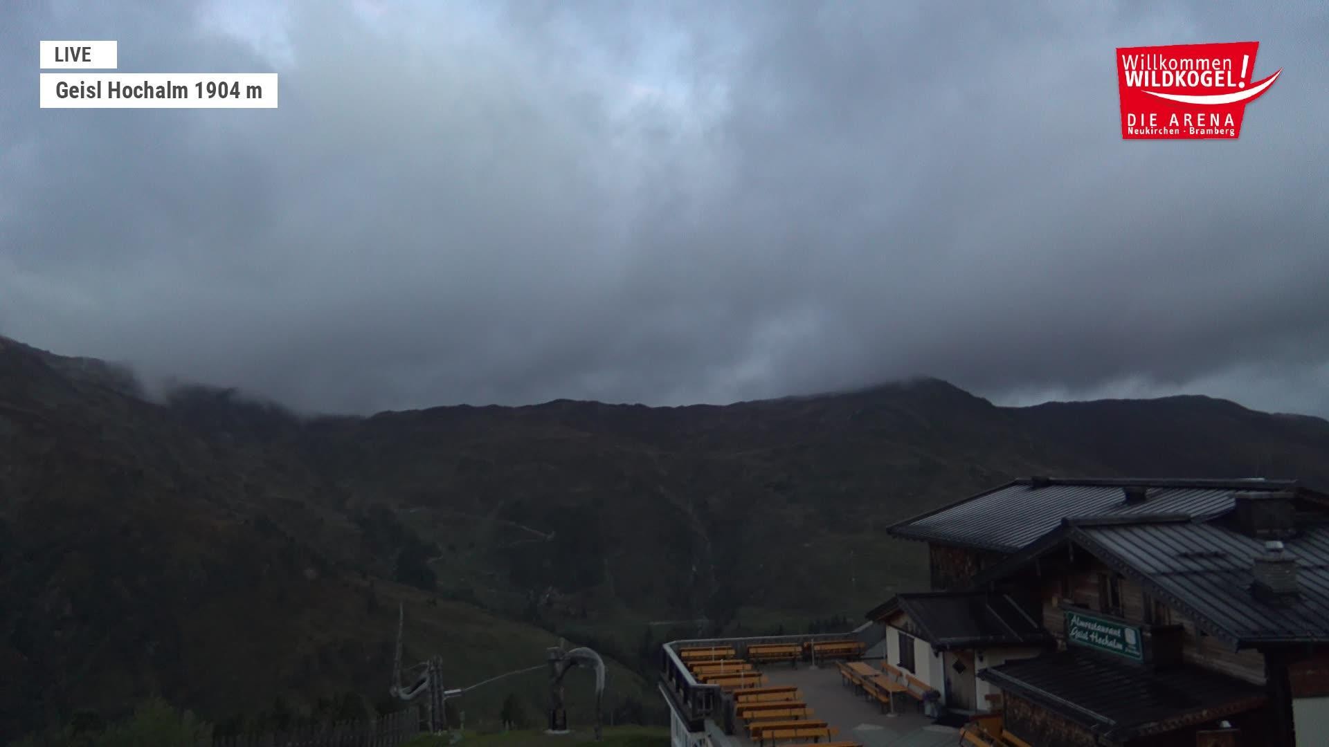 Archived image Webcam Panorama restaurant Wildkogel-Arena