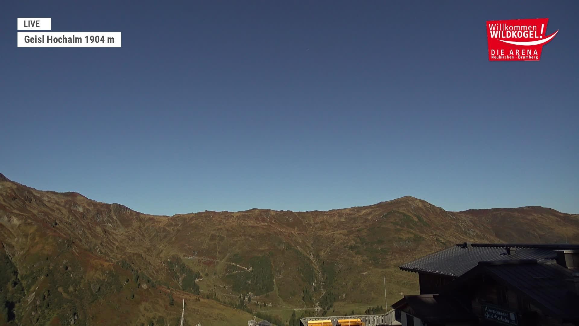 Archived image Webcam Panorama restaurant Wildkogel-Arena