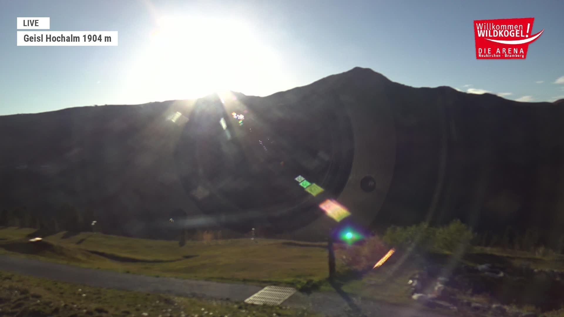 Archived image Webcam Panorama restaurant Wildkogel-Arena