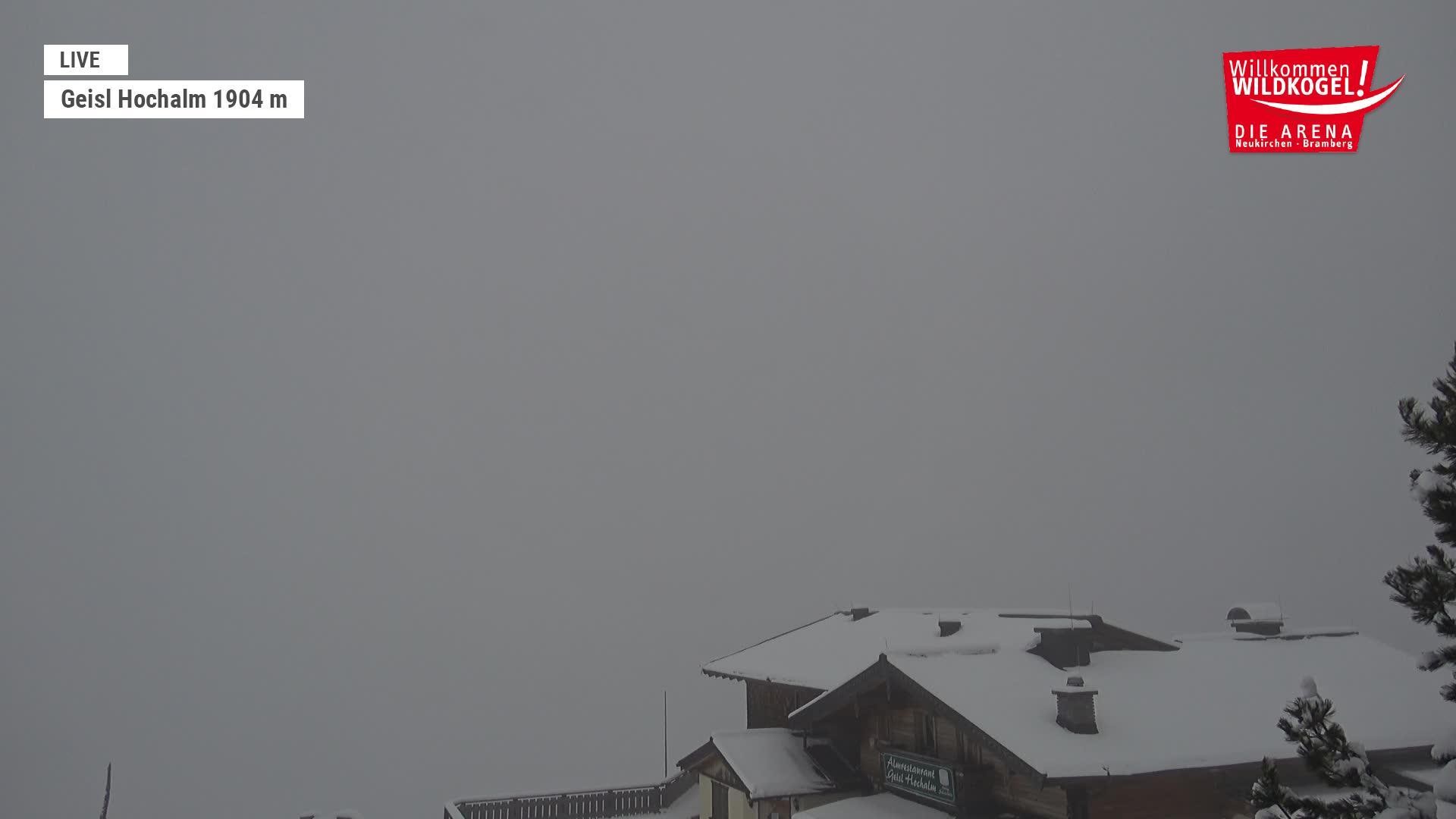 Archived image Webcam Panorama restaurant Wildkogel-Arena