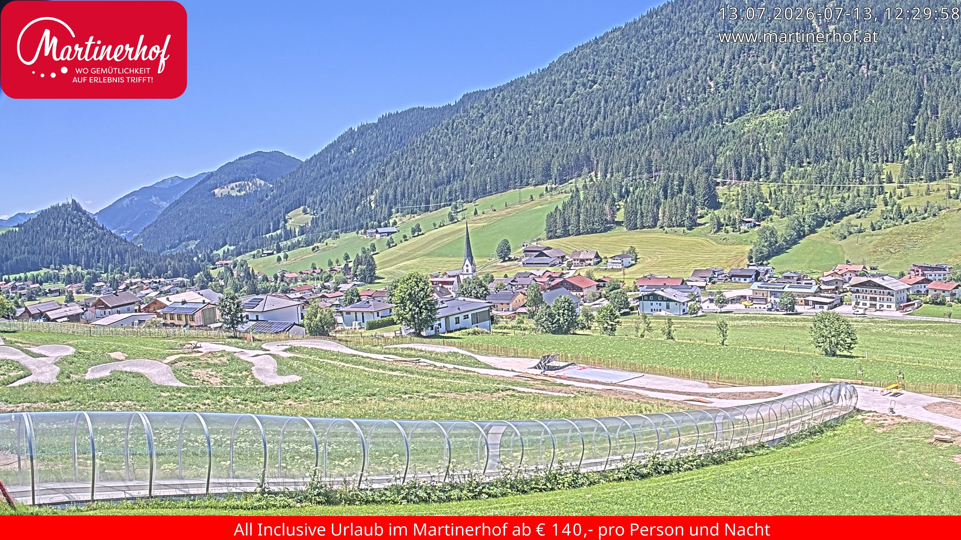 Archiv Foto Webcam Sicht auf St. Martin in Österreich