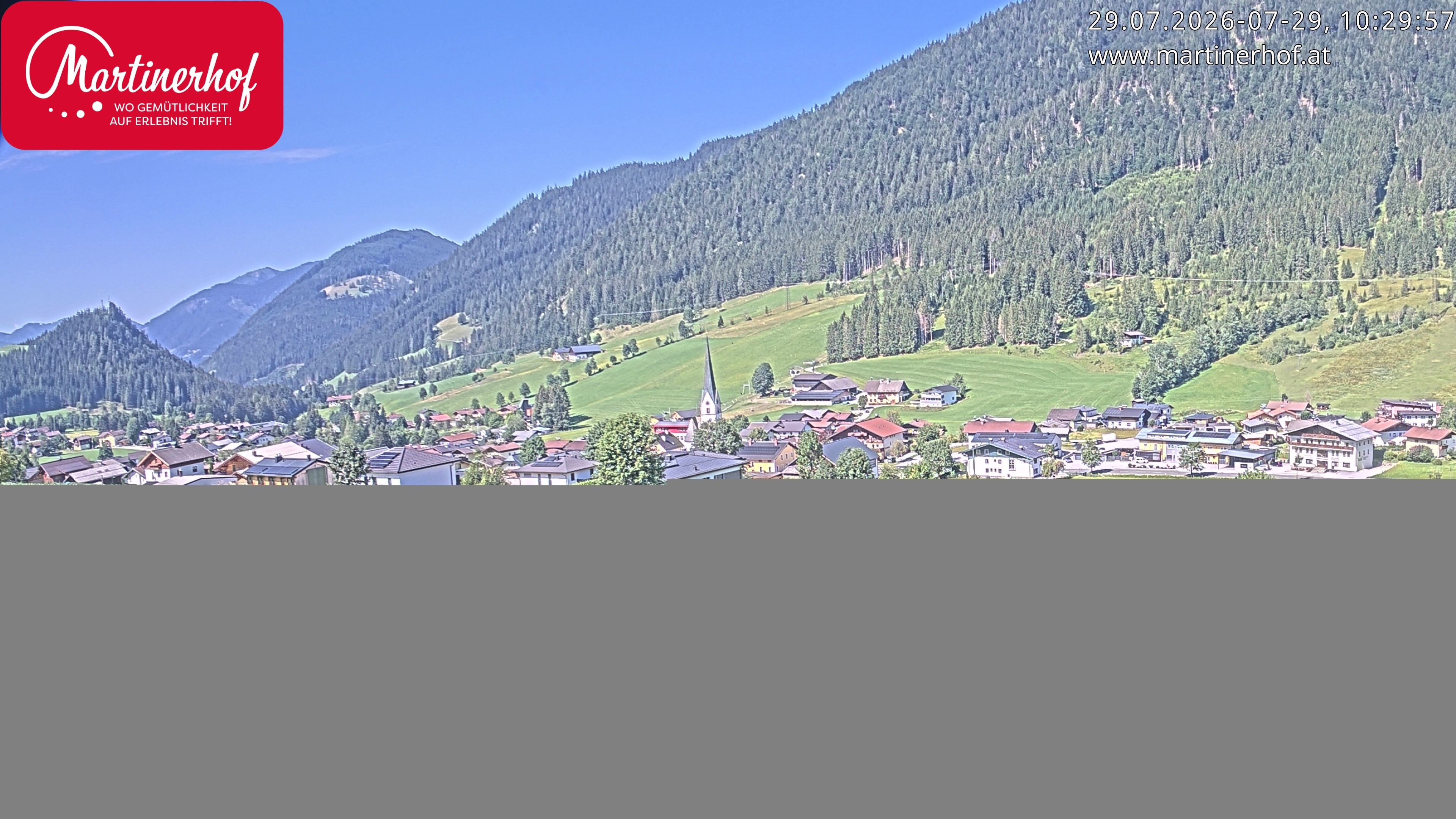 Archiv Foto Webcam Sicht auf St. Martin am Tennengebirge