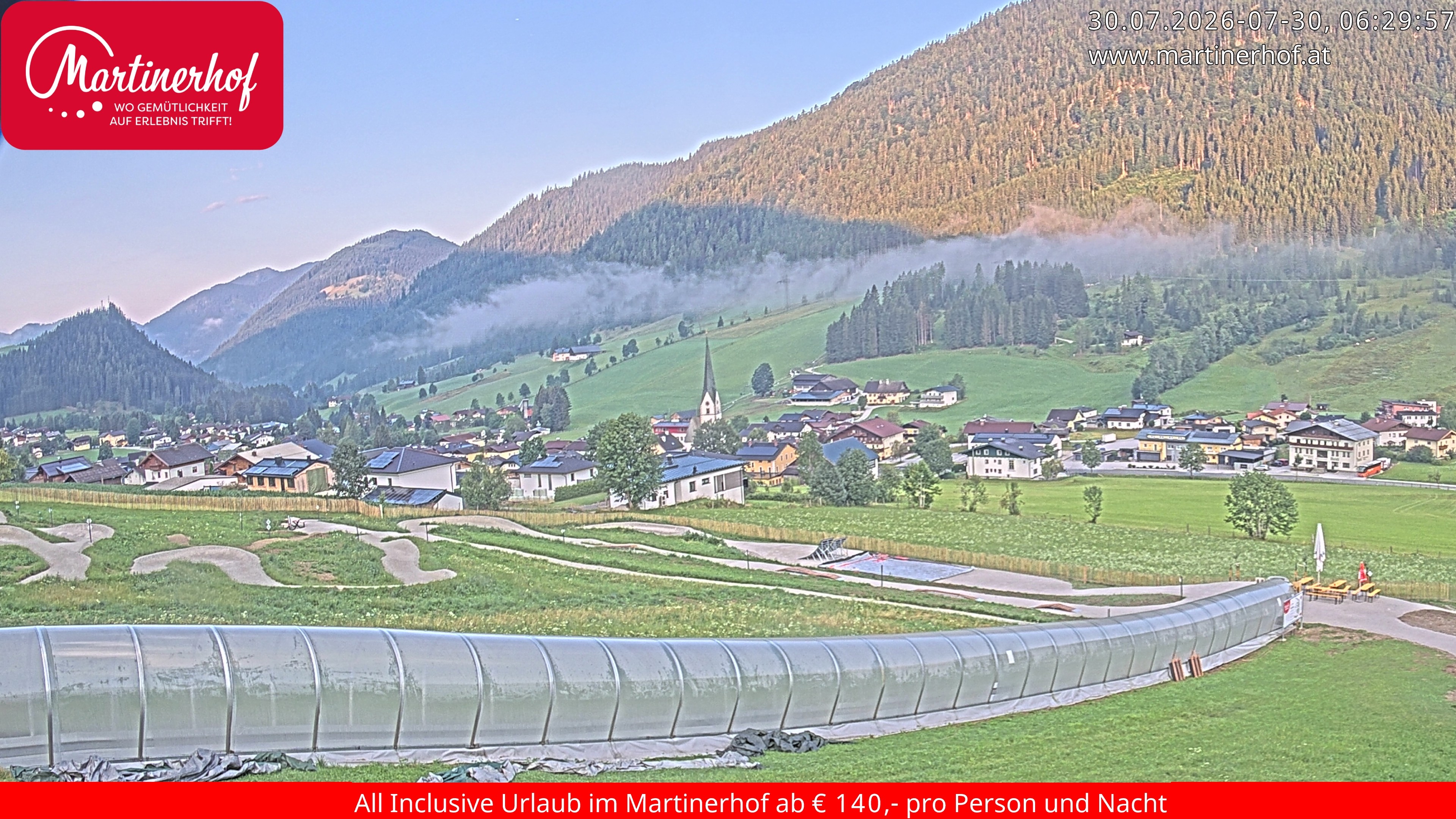 Archiv Foto Webcam Sicht auf St. Martin in Österreich