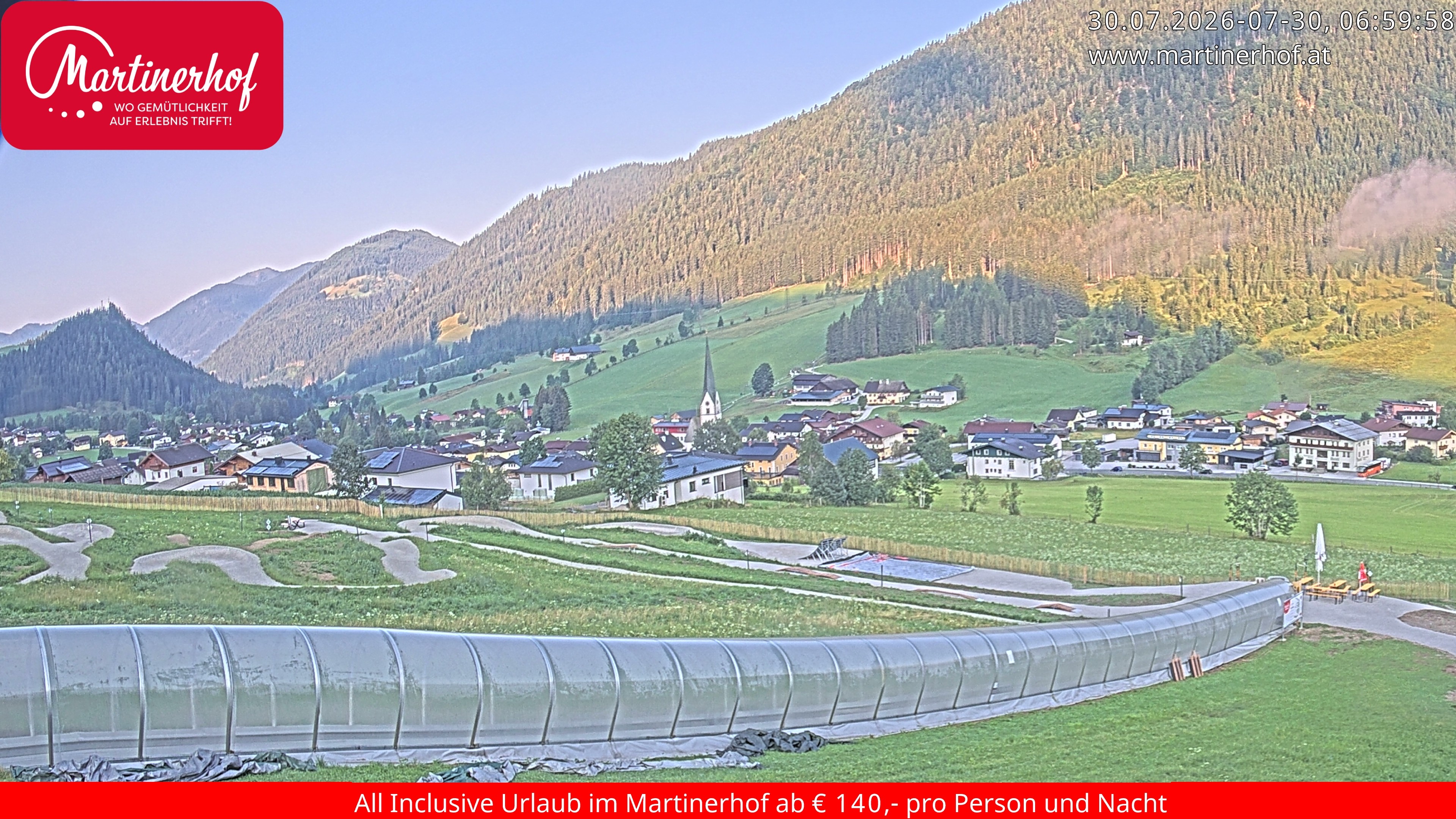 Archiv Foto Webcam Sicht auf St. Martin in Österreich