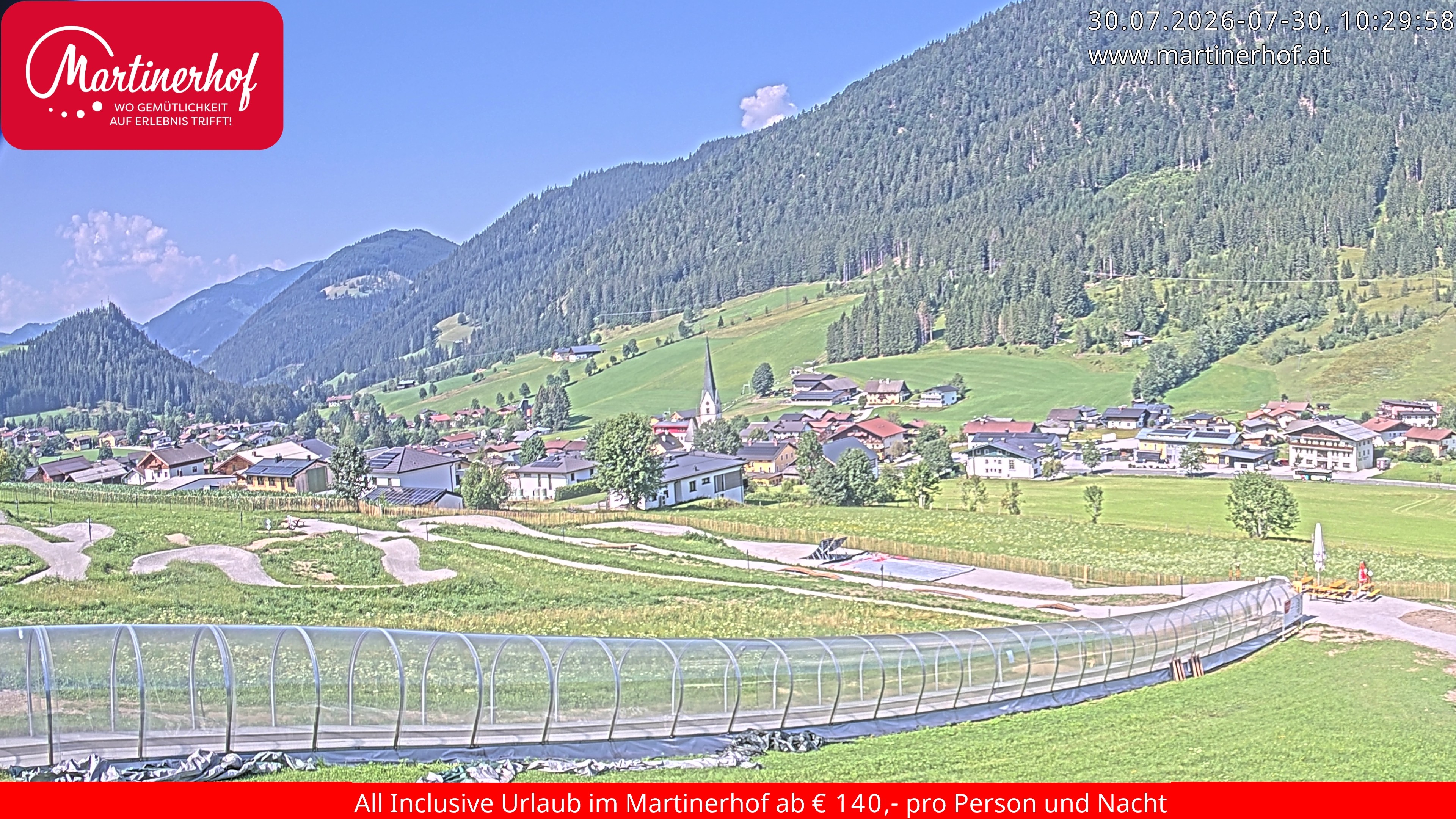 Archiv Foto Webcam Sicht auf St. Martin in Österreich