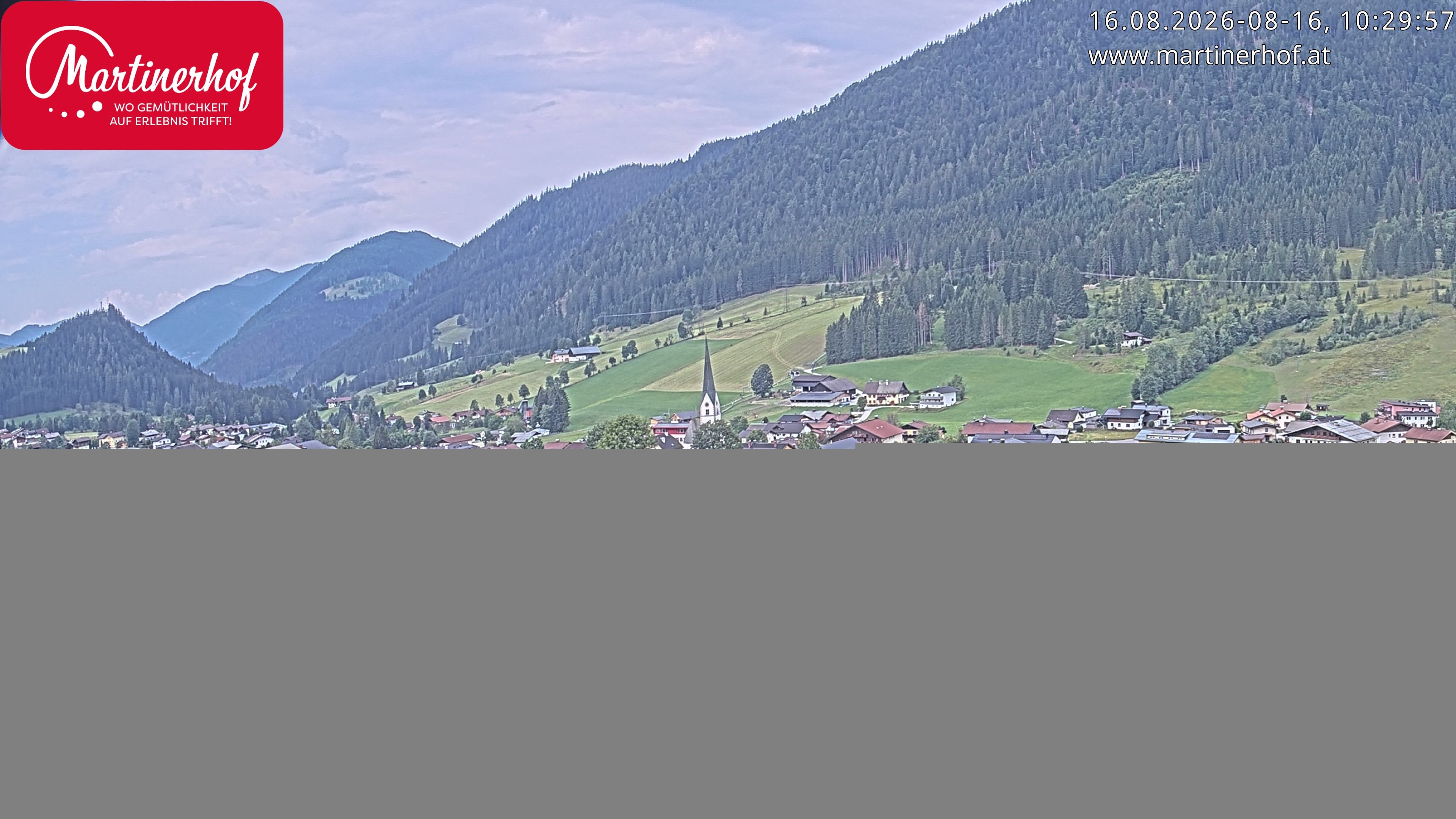 Archiv Foto Webcam Sicht auf St. Martin am Tennengebirge