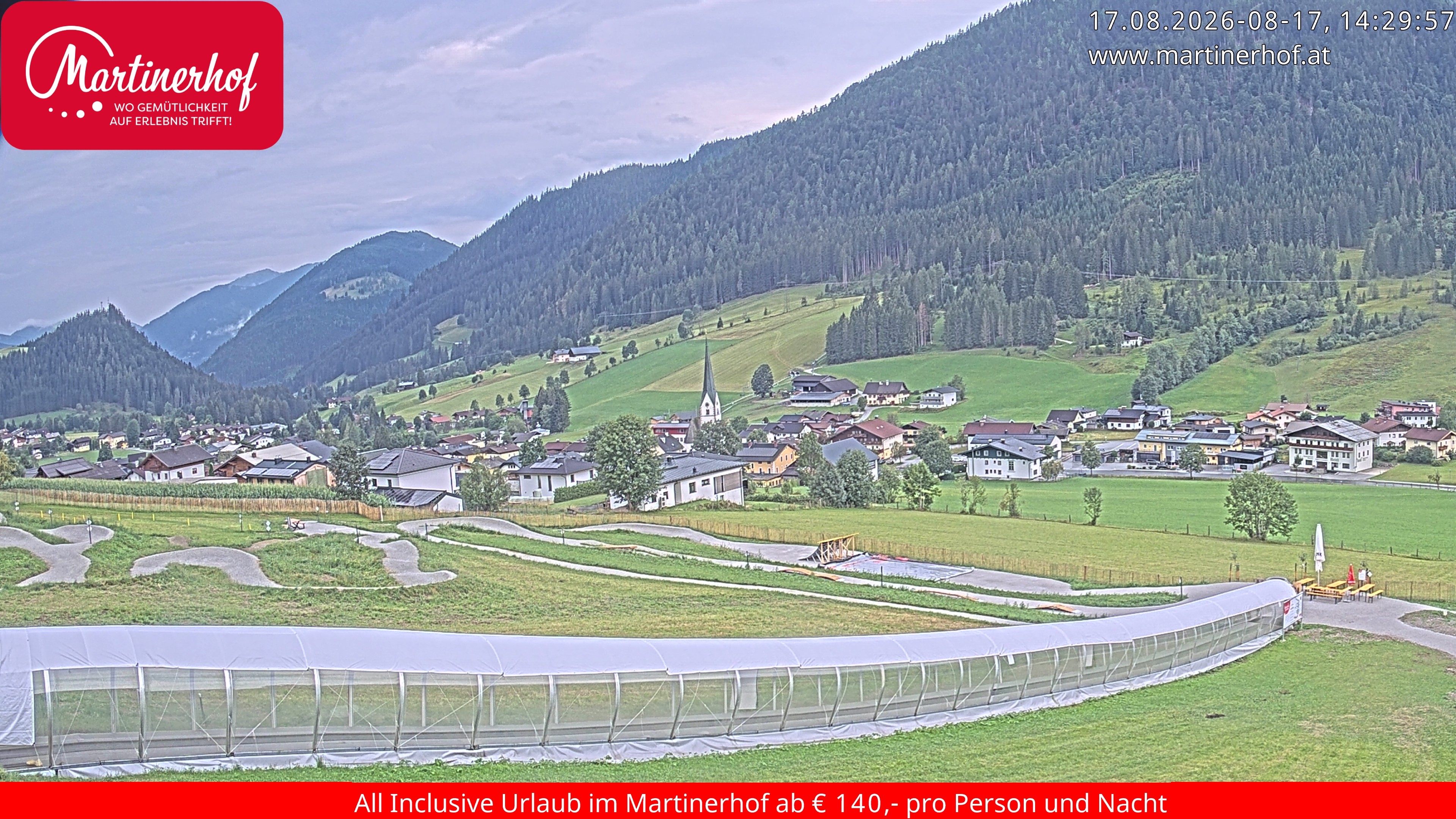 Archived image Webcam Clear view of the town St. Martin in the greater area of Salzburg