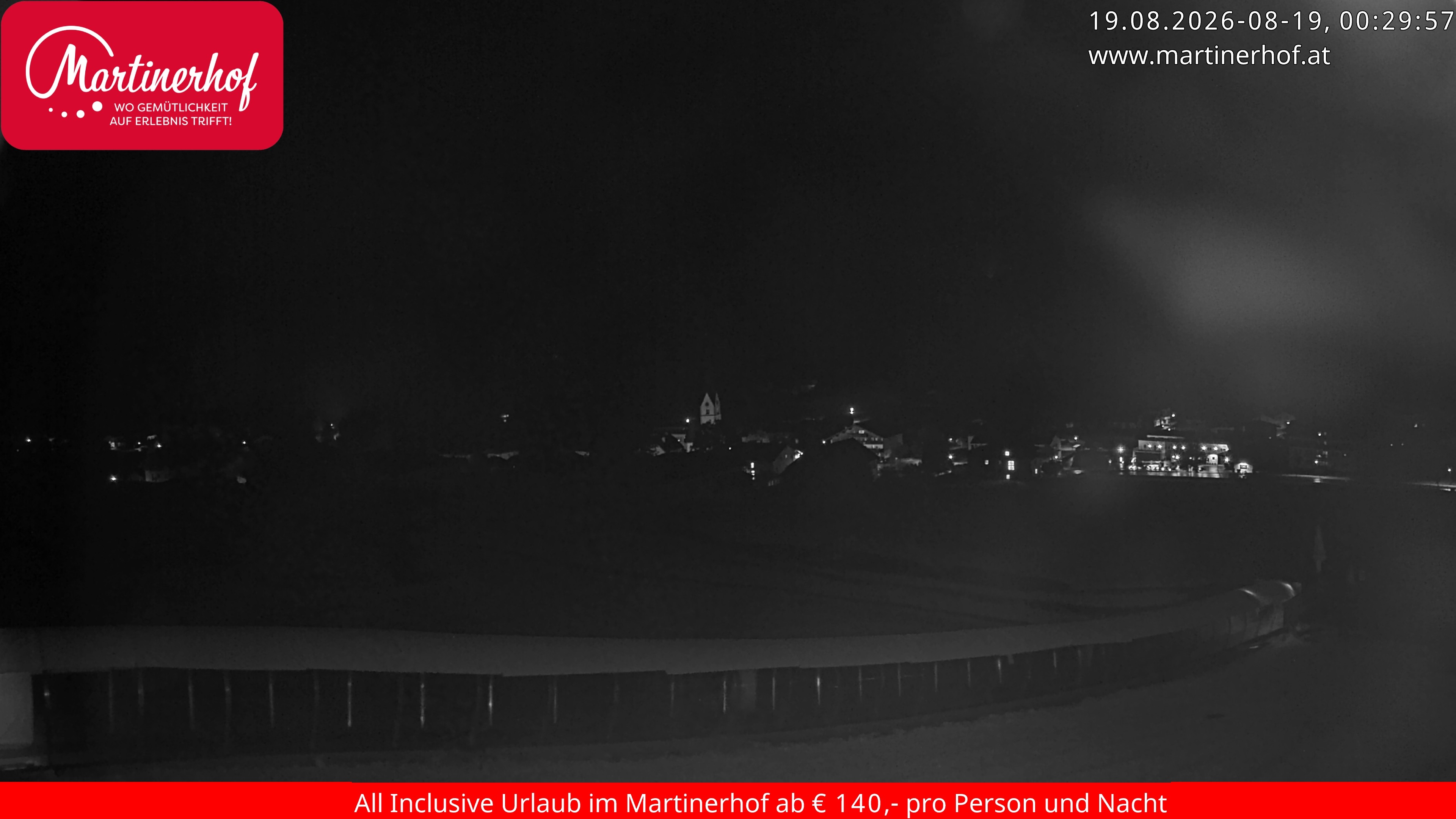 Archiv Foto Webcam Sicht auf St. Martin am Tennengebirge