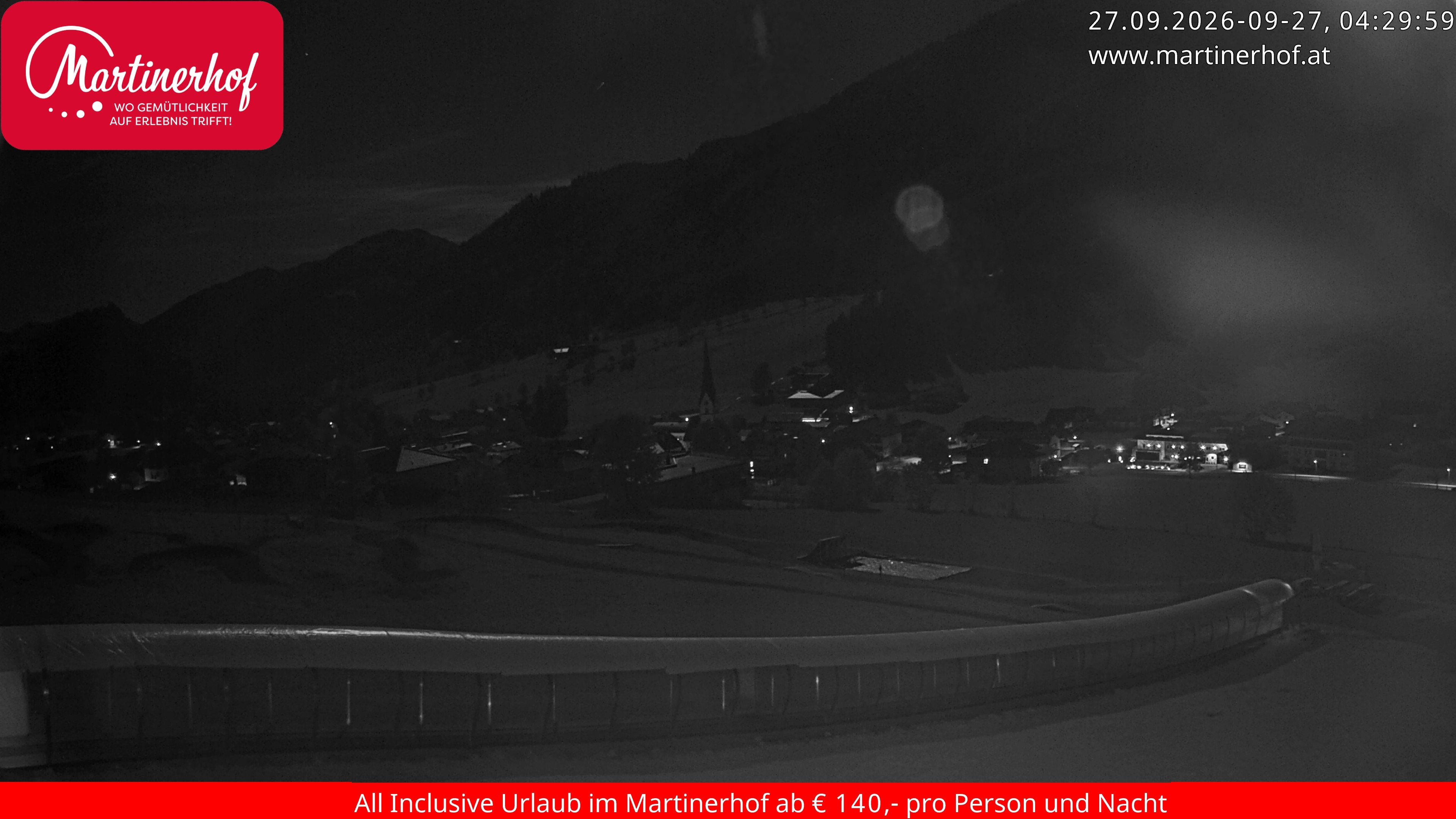 Archiv Foto Webcam Sicht auf St. Martin am Tennengebirge
