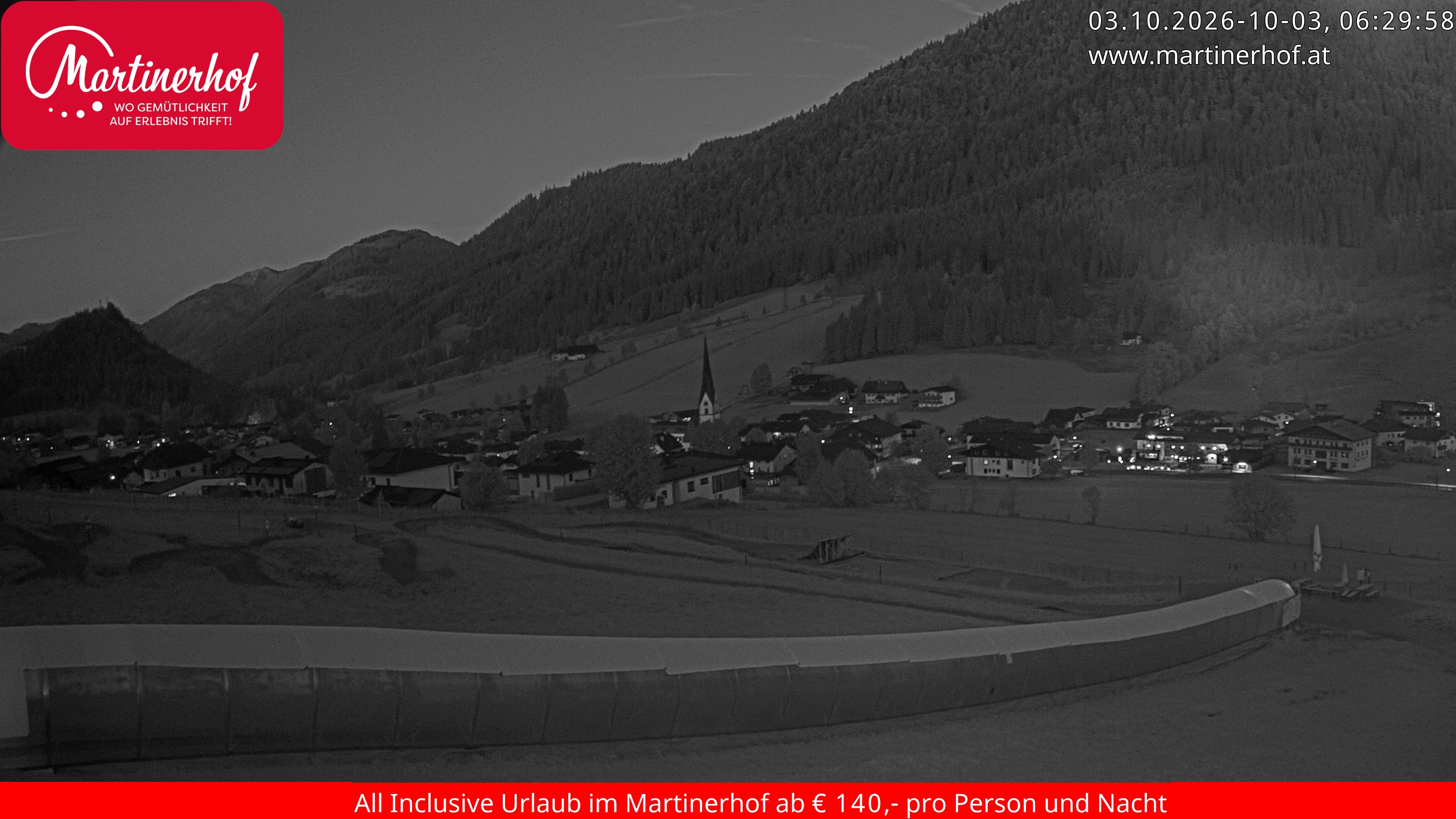 Archiv Foto Webcam Sicht auf St. Martin am Tennengebirge