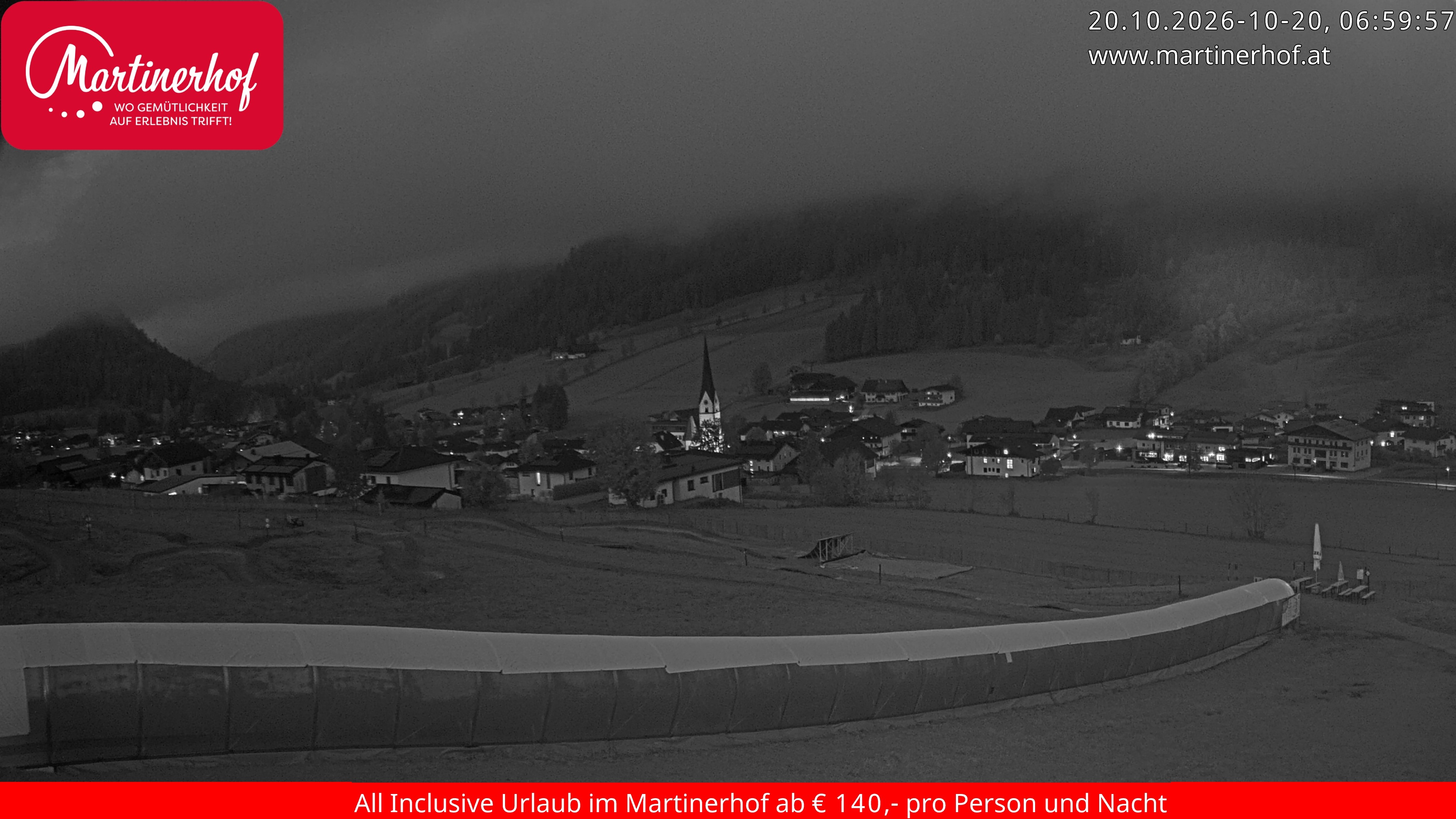 Archiv Foto Webcam Sicht auf St. Martin am Tennengebirge
