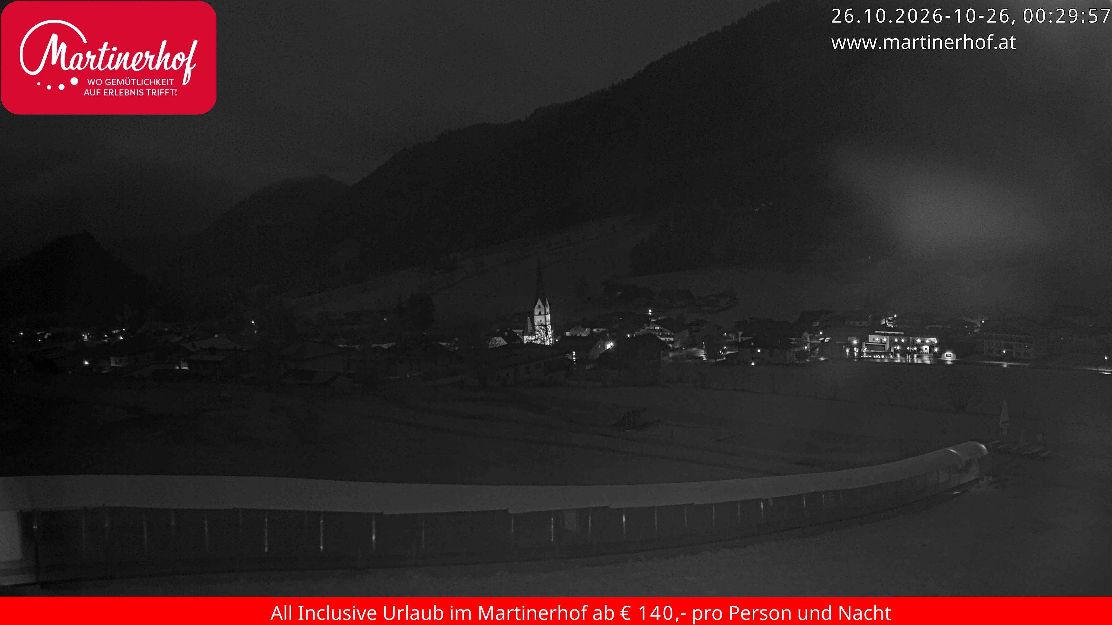 Archiv Foto Webcam Sicht auf St. Martin am Tennengebirge