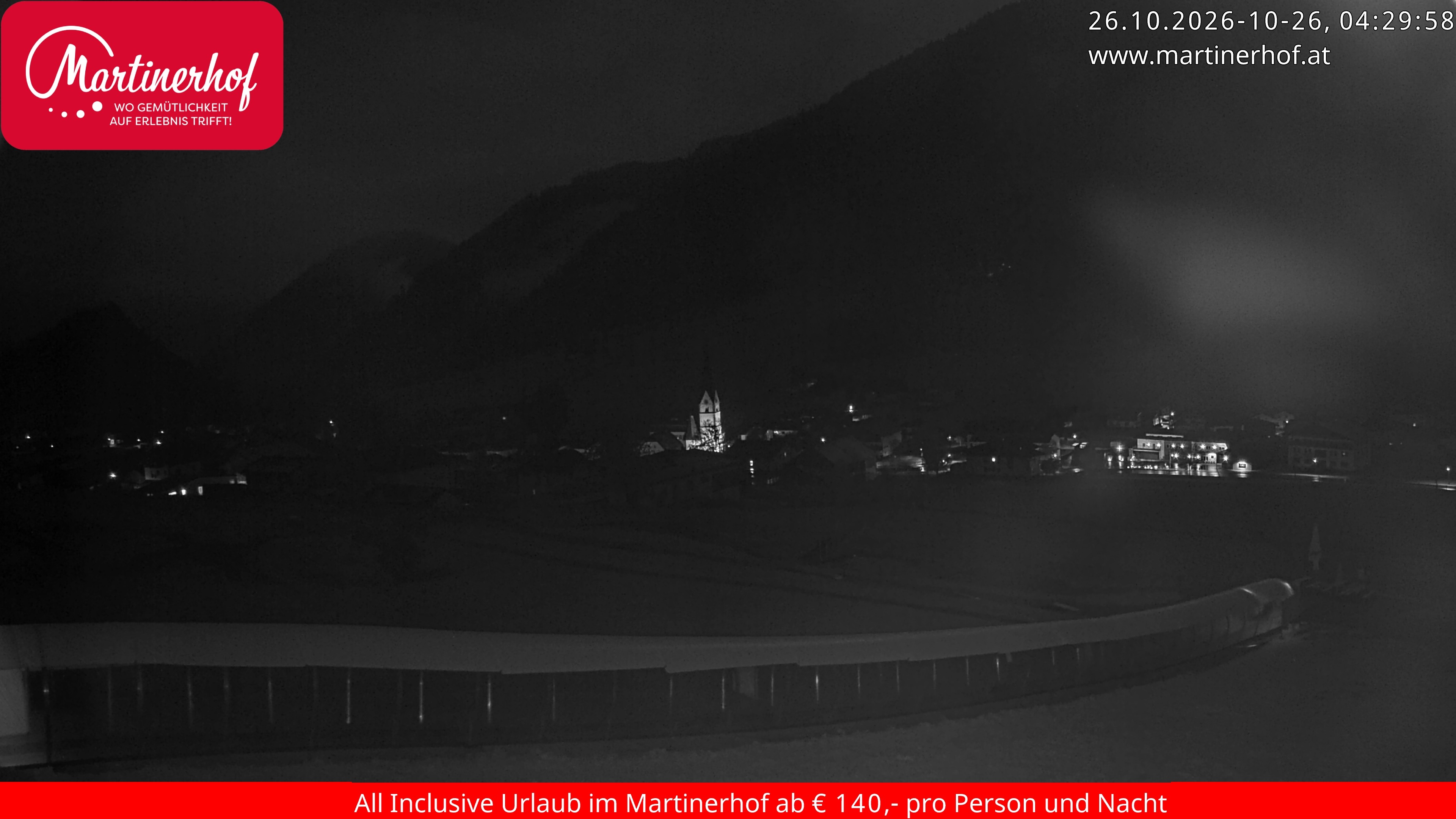 Archiv Foto Webcam Sicht auf St. Martin am Tennengebirge
