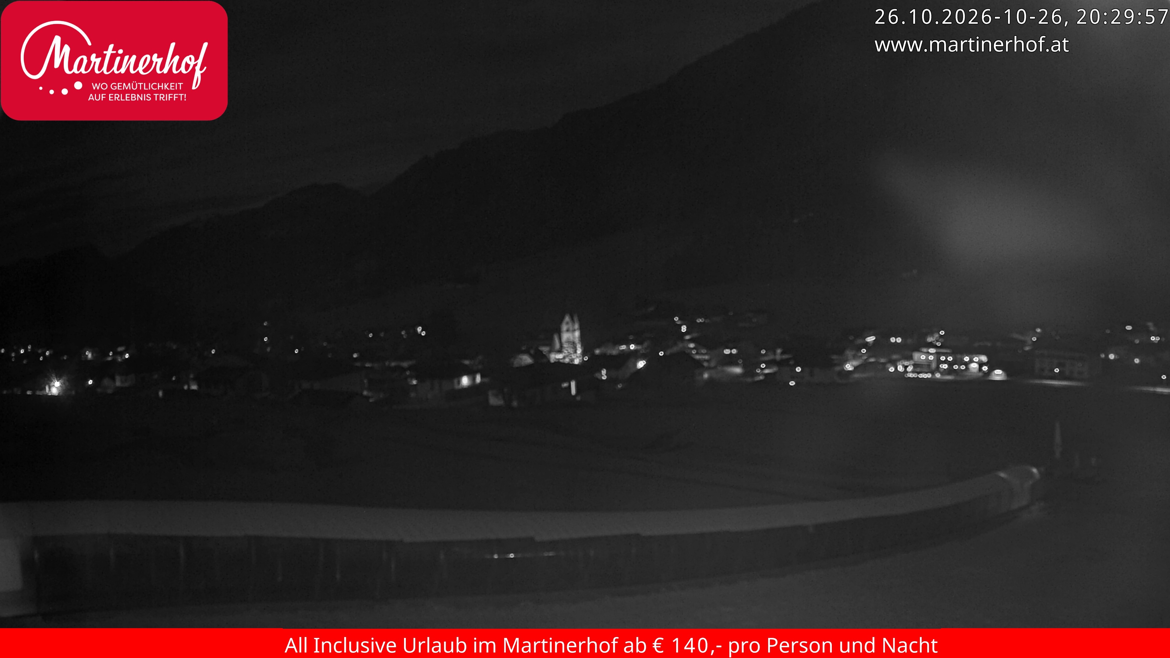 Archiv Foto Webcam Sicht auf St. Martin am Tennengebirge