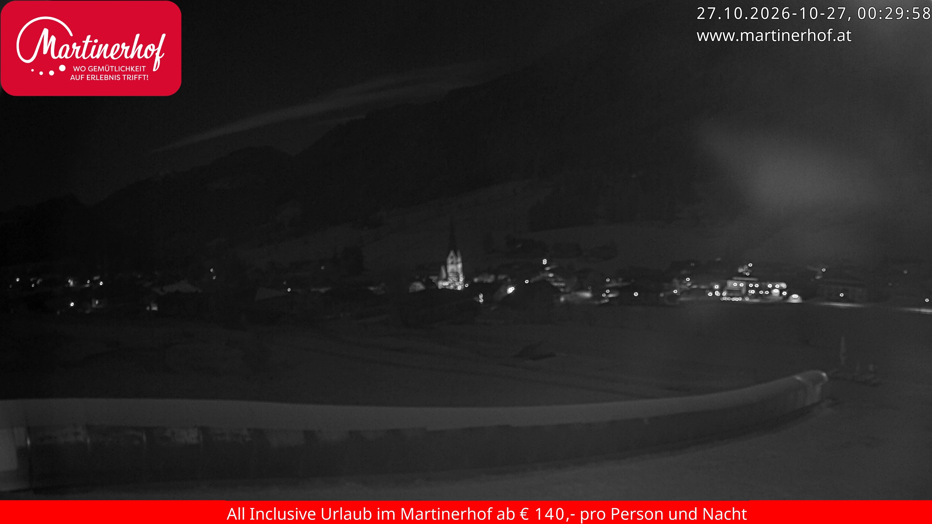 Archiv Foto Webcam Sicht auf St. Martin am Tennengebirge