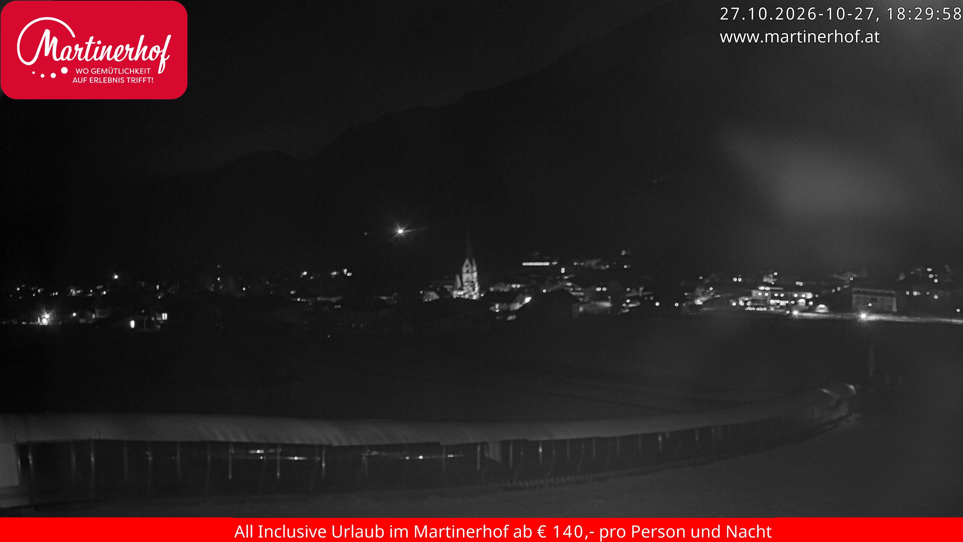 Archiv Foto Webcam Sicht auf St. Martin am Tennengebirge