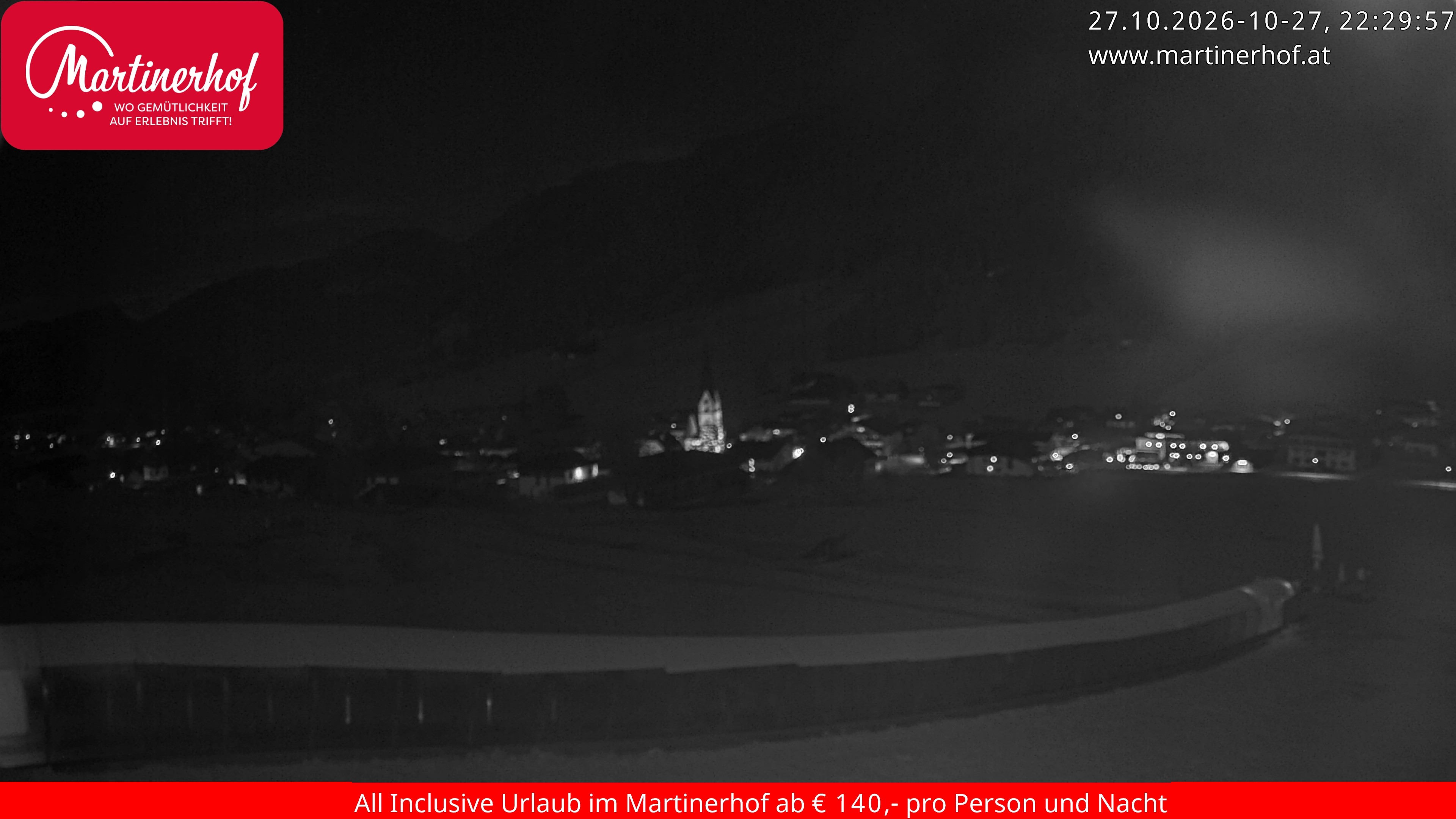 Archiv Foto Webcam Sicht auf St. Martin am Tennengebirge