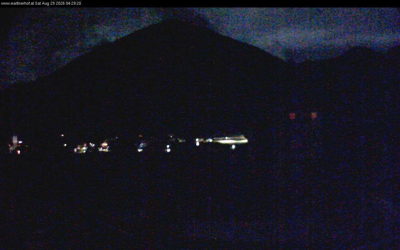 Archived image Webcam features a view of the Tennergebirge mountains