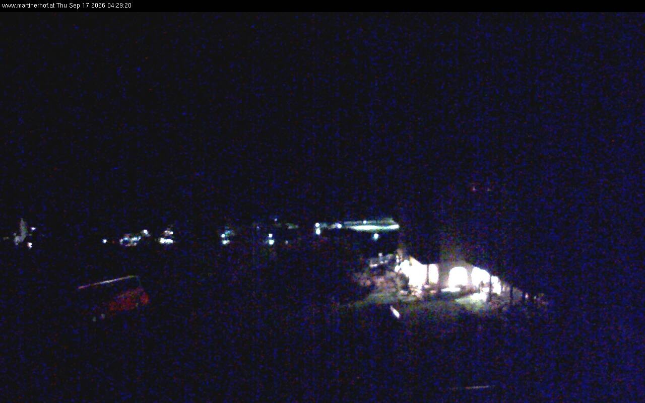 Archived image Webcam features a view of the Tennergebirge mountains