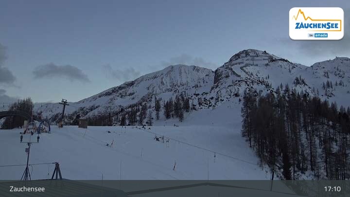 Archived image Webcam Zauchensee: Gamskogelhütte Restaurant