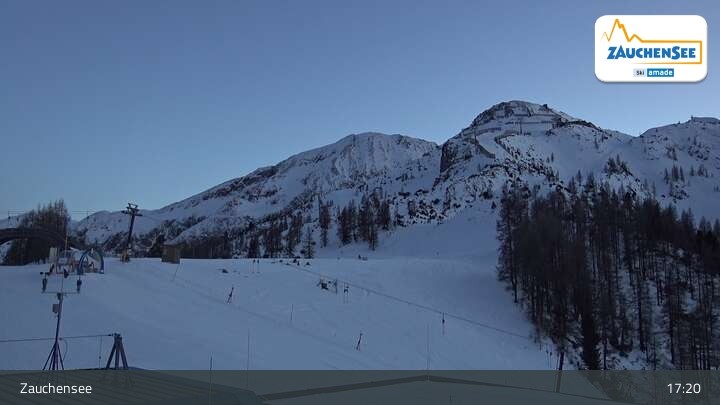 Archived image Webcam Zauchensee: Gamskogelhütte Restaurant