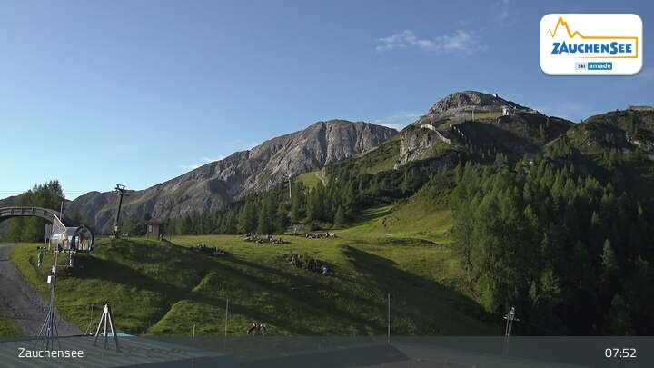 Archiv Foto Webcam Zauchensee - Gamskogelhütte