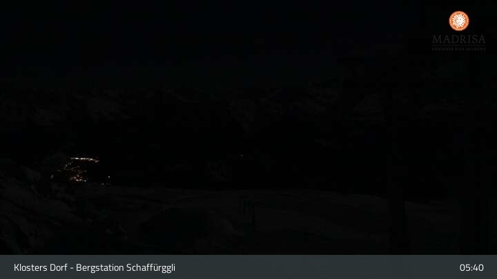 Archiv Foto Webcam Klosters Dorf: Bergstation Schaffürggli