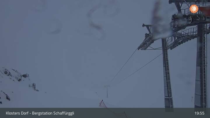 Archived image Webcam Klosters Village: Schaffürggli Top Station