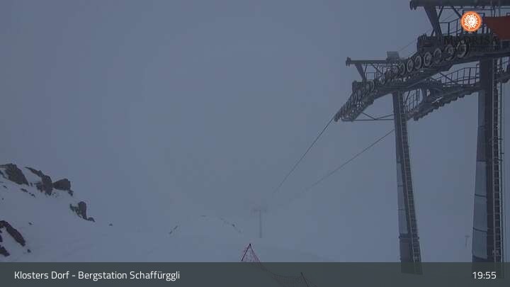 Archived image Webcam Klosters Village: Schaffürggli Top Station