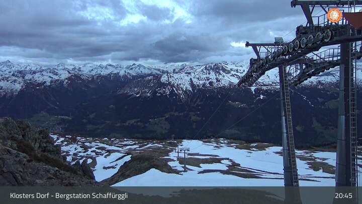 Archived image Webcam Klosters Village: Schaffürggli Top Station