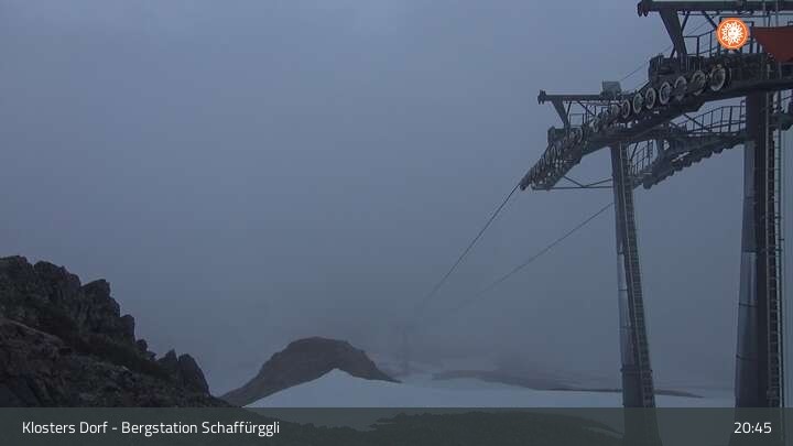 Archiv Foto Webcam Klosters Dorf: Bergstation Schaffürggli