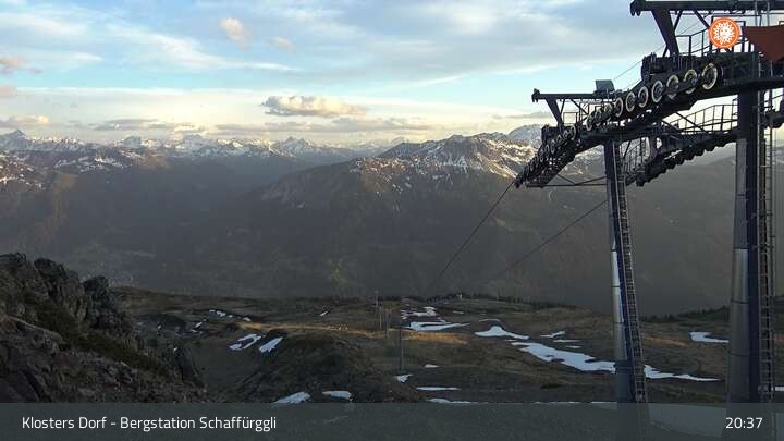 Archived image Webcam Klosters Village: Schaffürggli Top Station