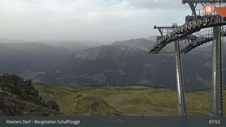 Archived image Webcam Klosters Village: Schaffürggli Top Station
